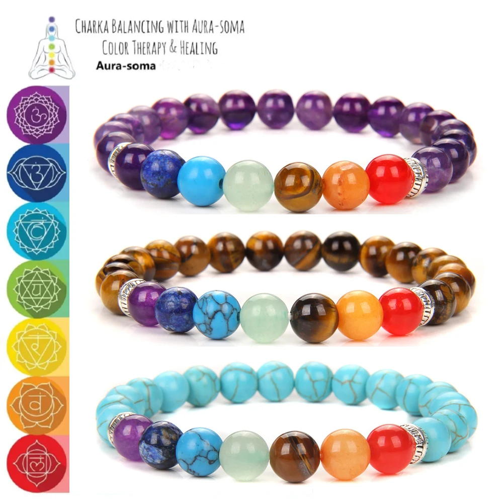 Om Mani Padme Hum | 7 Chakra Bracelet | The Zen Crystals | The Zen Crystals