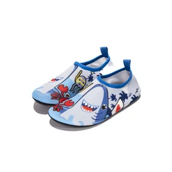 Kids' Quick - Dry Aqua Shoes - Soft Beach & Swim Slippers - 34/35 (Blue shark)