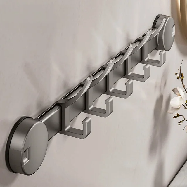 ถ้วยดูด Self Adhesive Wall Hook สําหรับแขวนเสื้อผ้า Coat Key ผ้าเช็ดตัวห้องน้ําแขวนไม่มี Punch ที่ถอดออกได้ Dook กลับตะขอเสื้อผ้า 1