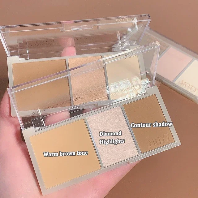 3-Color Bronzer Contouring Palette Image 6