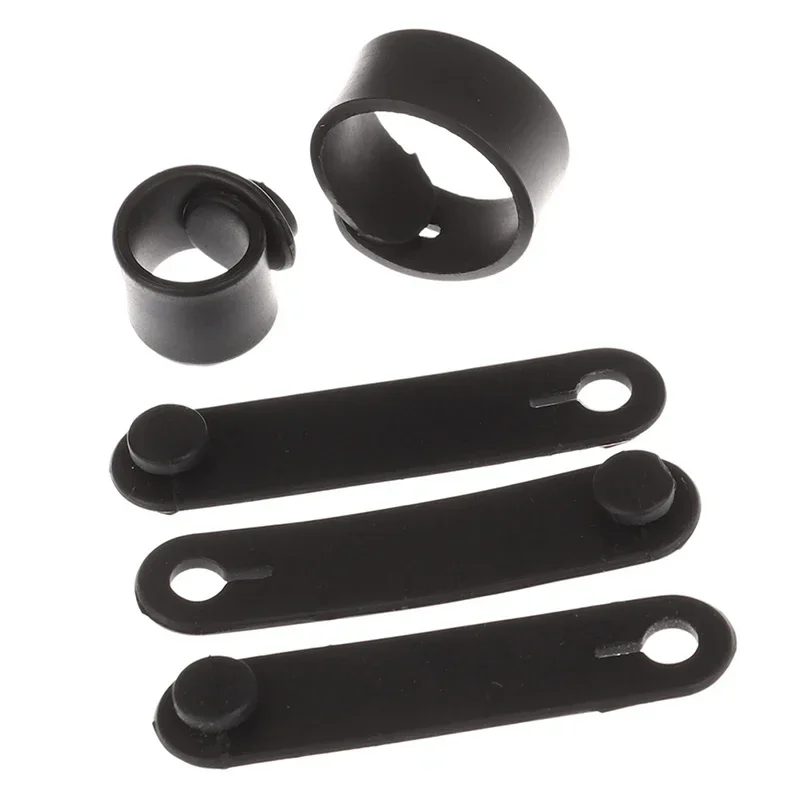 10/20Pcs Gummi Kabelbinder Riemen Für Draht Management Motorrad ClutchLine Bremsbinder Elastische Kabel Organisatoren Für Zuhause – Detail 2