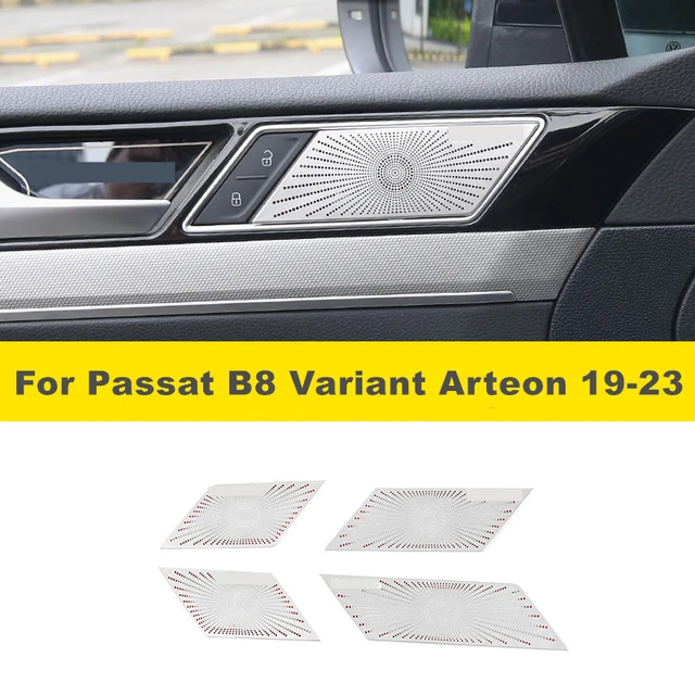 4 teile/satz Auto Styling Tür Griff Sound Lautsprecher Rahmen Abdeckung  Dekoration Für VW Passat B8 Variante Arteon 2019-2023 - AliExpress