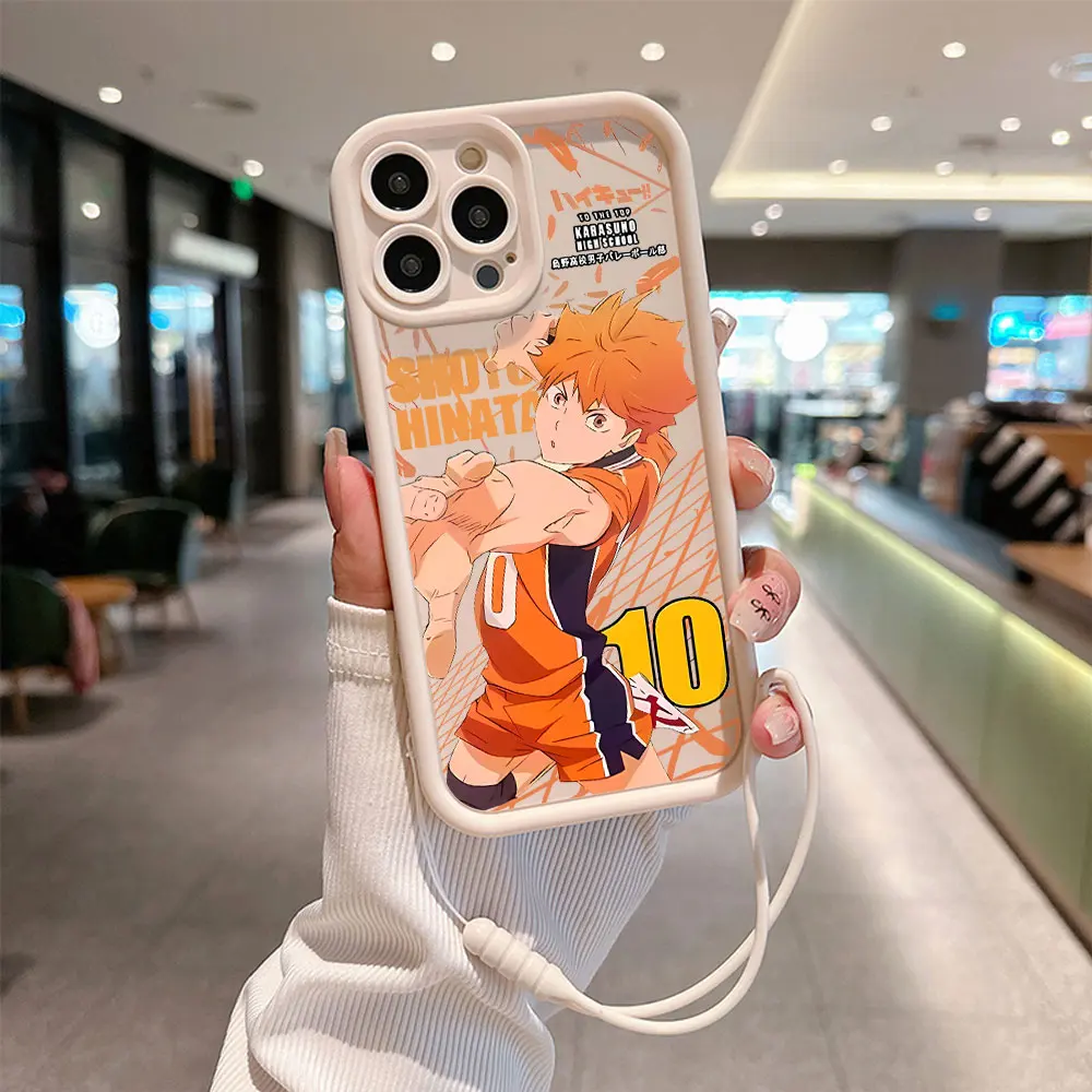 Anime Shoyo Hinata Haikyuu Phone Case for IPhone 16 15 14 13 12 11
