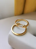 New Fashion Classics Simple Big Round Hoop Earrings for Women Circle Girls Shiny Delicate Party Womens Jewelry New Arrival 2023