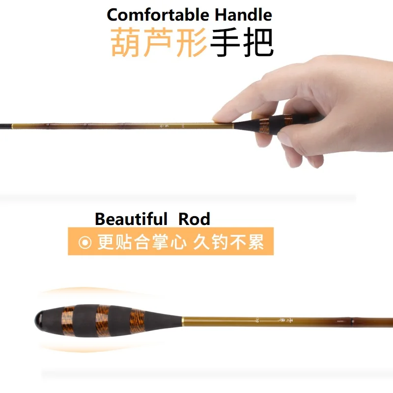 Kawa New Fishing Rod Cabon Fiber Fishing Small Rod Action Is 5/5 Shrink Length 28.3/28/27.8cm Lighter And Soft Weight  8.5/9.5g