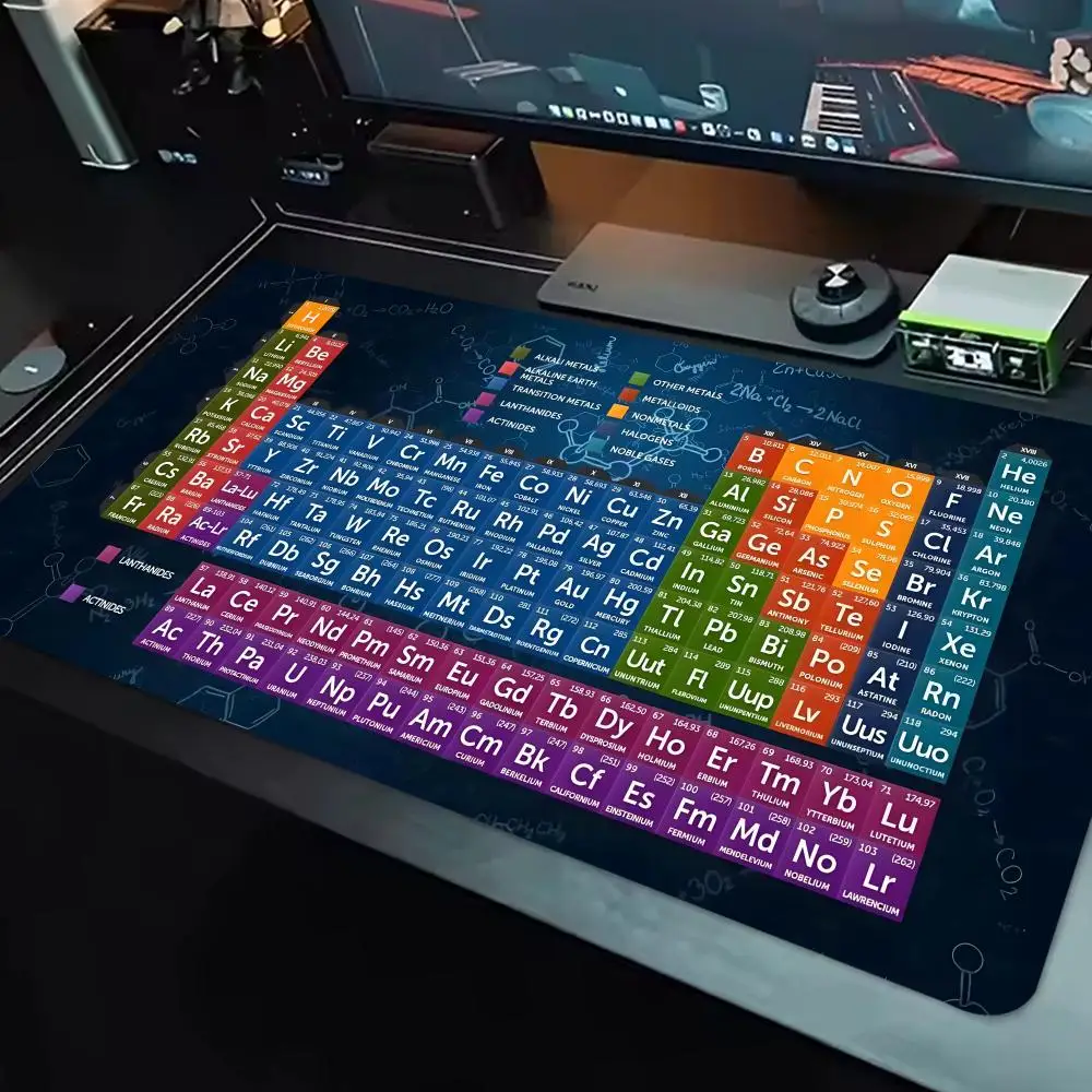 Gaming Mausepad 1000x500 Large Periodic Table of Chemical Elem Mouse ...