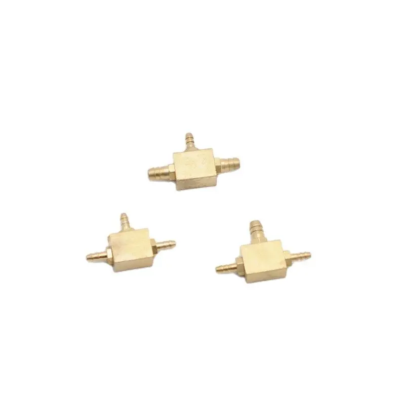 

Dentist Lab Item Accessory 5*5*3mm/5*3*3mm/3*3*3mm Valve Copper Tee For Dentistry Clinic Item