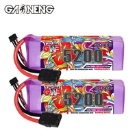 1/2Pcs GNB 4S 15.2V 5200mAh 120C/240C Lipo Battery for RC Car Boat RC Quadcopter Aircraft FPV Drones RC Parts 15.2V Battery 1