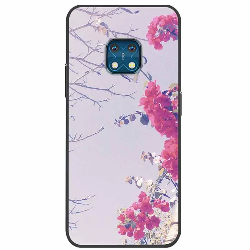 Soft Silicone Landscape Tiger TPU Back Cover with Cute Cartoon Design