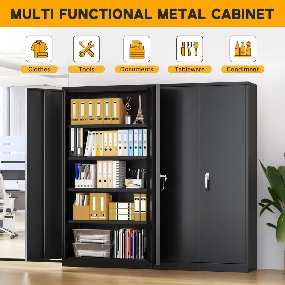 Metal storage cabinet image 2