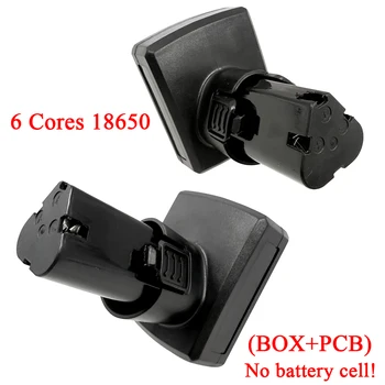 Tipo B 6*18650 Custodia per batteria agli ioni di litio Circuito PCB per Lomvum DeYun ZhiPu FuGe per KoMax DLS DEGUQMNT GCRAFT 10.8V 12V Batteria