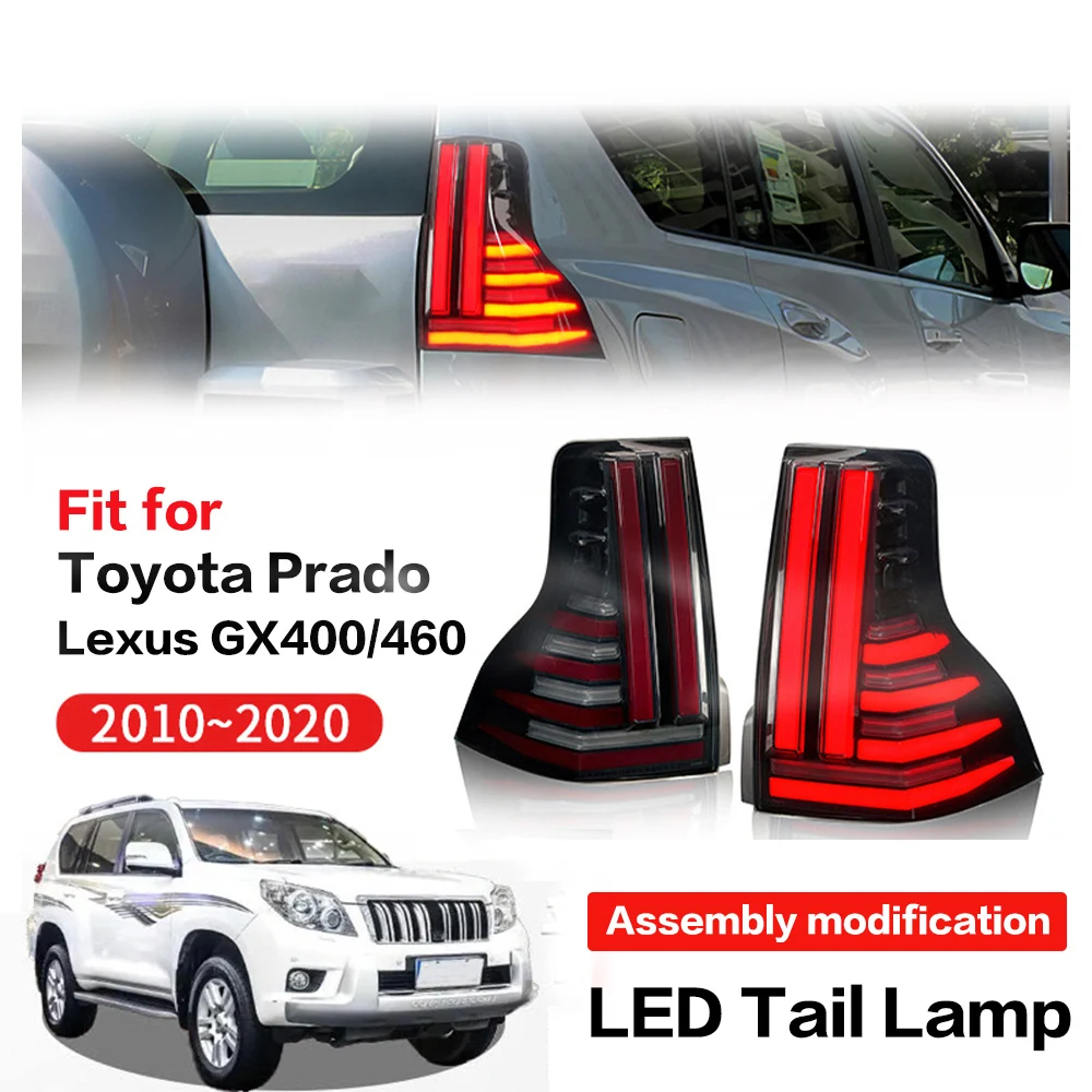 

Задняя фара для Toyota Overlord Prado Lexus GX400 460 2010-2020 светодиодный сборка Plug And Play сигнал поворота Автомобильные Аксессуары DRL
