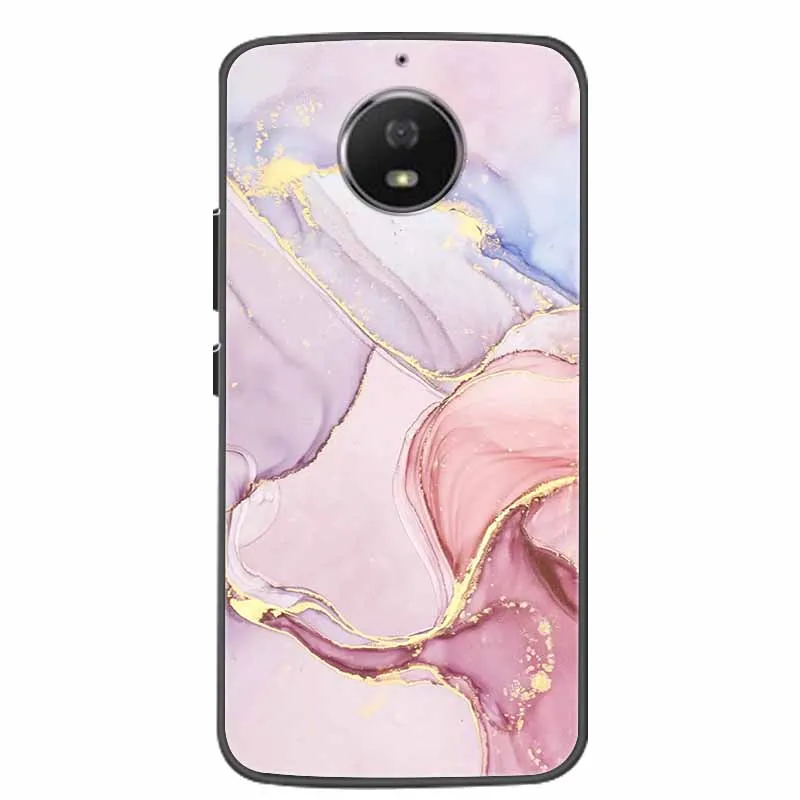 Colorful Marble Pattern Soft Silicone TPU Back Cover Phone Case