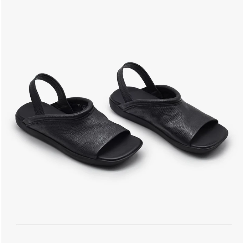 Women Square Toe Sandals Flats Slippers Beach Shoes New Summer Fashion Slingback Flip Flops Casual Woman Shoes Mujer Slides