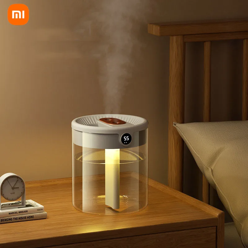 

Xiaomi 2L Double Nozzle Air Humidifier with LCD Humidity Display Large Capacity Aroma Essential Oil Diffuser for Home, Bedroom