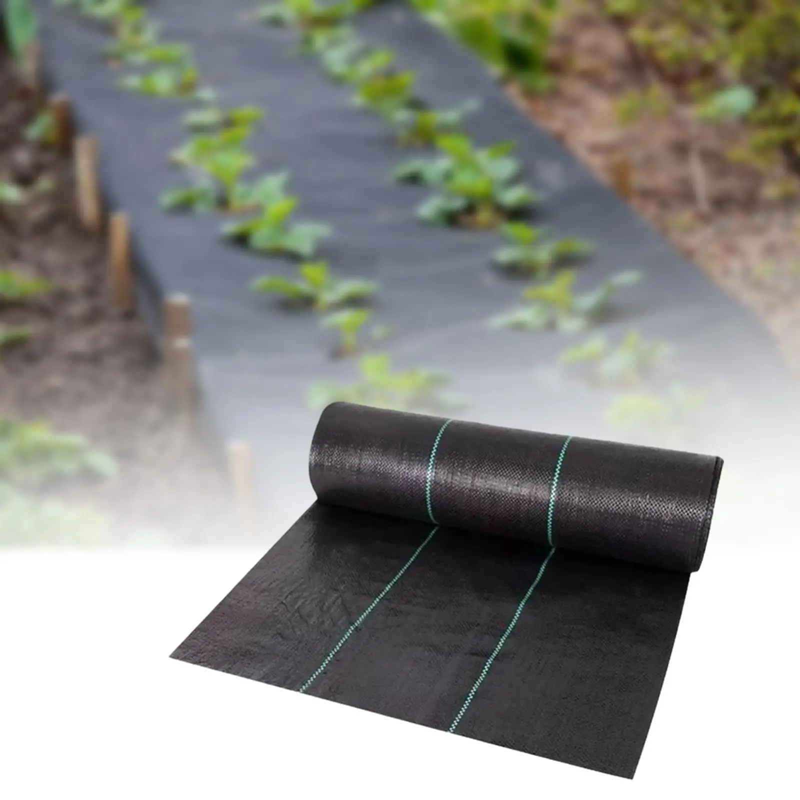 Weed Barrier Landscape Fabric Easy Setup High Density Woven Landscape Fabric for Landscaping Outdoor Farming Driveway Gardening