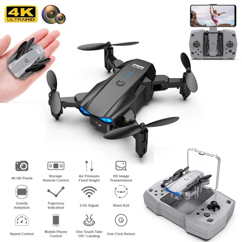 2022 KY603 Mini RC Drone 4K HD Dual Camera Drones High Definition Image Transmission Foldable Quadcopter Wifi FPV Dron Toy Boy |