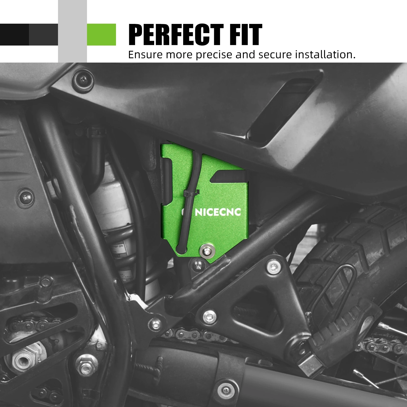 Für Kawasaki KLR650 KLR650 2008-2018 Motorrad Batterie Abdeckung Für Kawasaki KLR 650 KLR650 2008-2018 2009 2010 2011 2012 2013