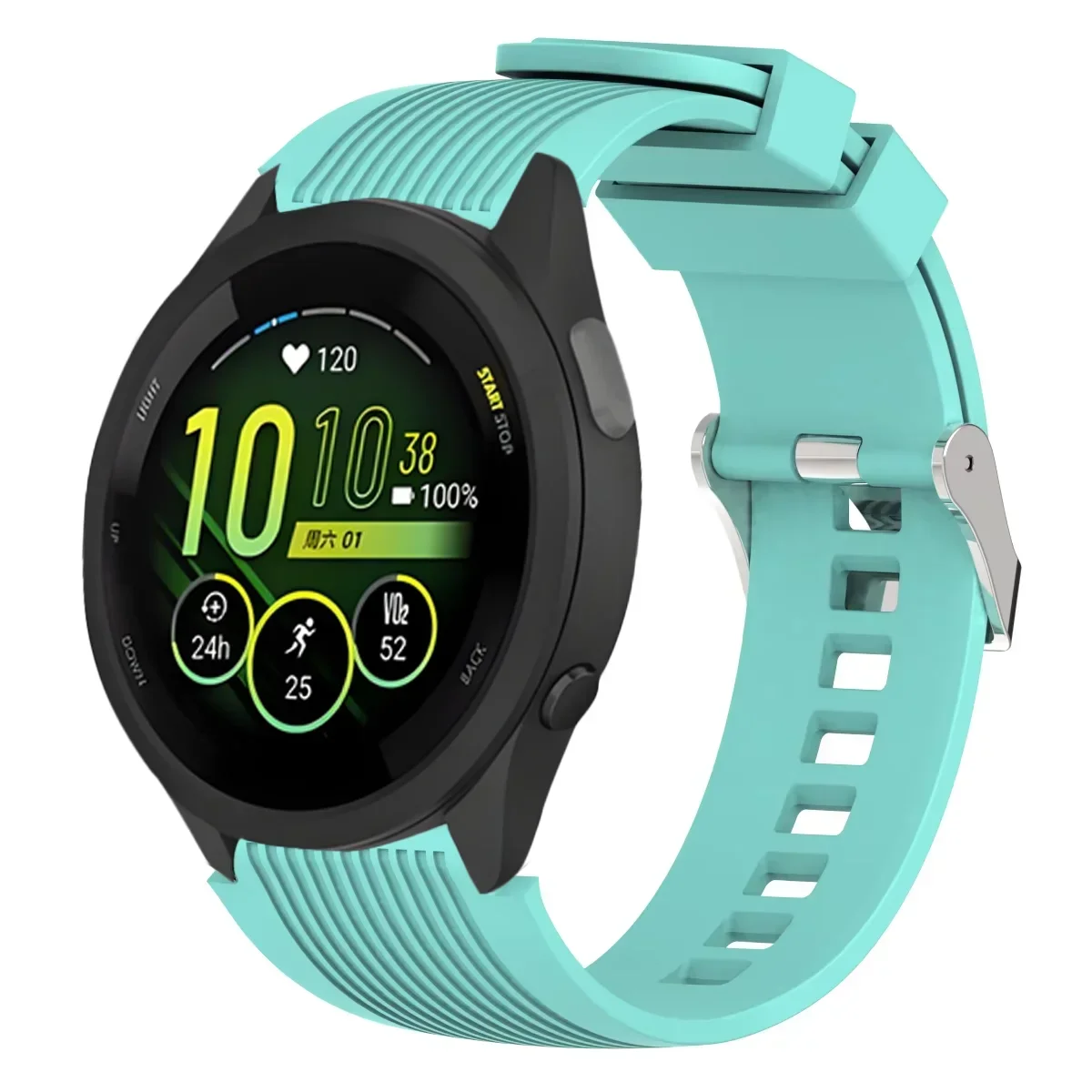 Breathable Silicone Strap for Garmin Smartwatches, 20mm/22mm