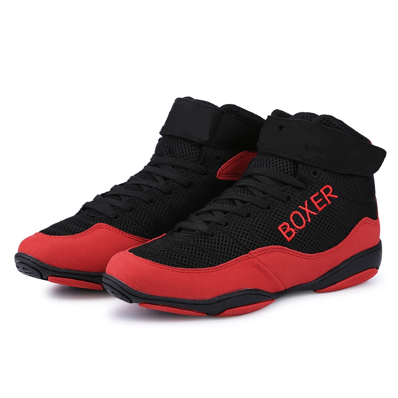 Men's and Women's Professional Boxing Shoes, Lightweight Wrestling Shoes, Unisex Boxing Sneakers Wrestling Shoes Professional