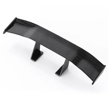 Spoiler universale in fibra di carbonio Look 3D Mini bagagliaio posteriore Ala Boot Lip Spoiler Adesivi Esterno auto Accessori divertenti Decorazione