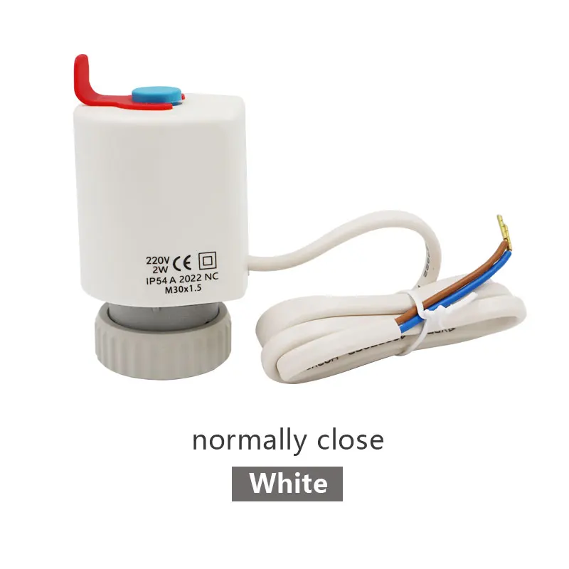 NC Electric Thermal Actuator Valve Head for Thermostat Manifold