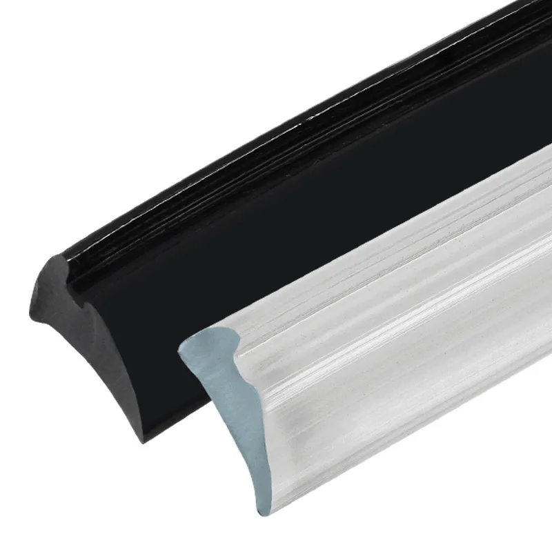 1M Window Glass PVC Transparent fixed Seal Dustproof Sound insulation Bathroom door Weatherstrip Home Hardware Sealing strip window seal strip