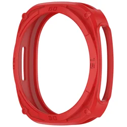 TPU Skeleton Mecha Armor Protective Watch Case Suit (Half - Pack) - Watch8 40mm (Red)