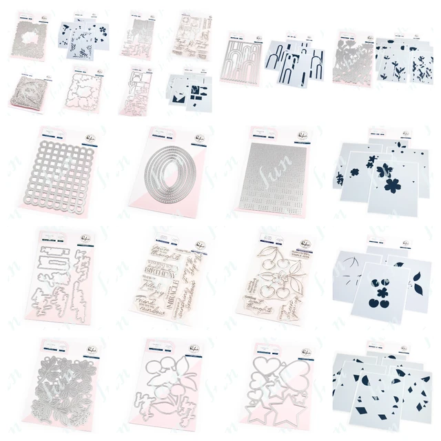 クリアスタンプステンシルシートカッティングダイ クリアスタンプステンシルシートカッティングダイ