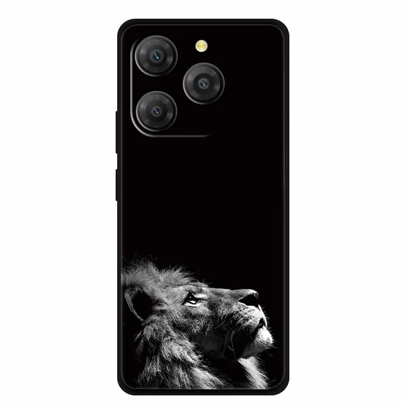 Black Silicone Protective Case for Smartphone - Durable TPU Cover