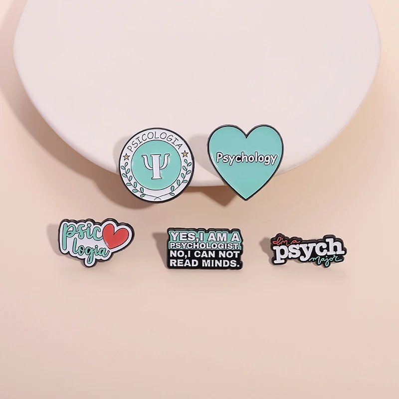 2-5pcs/set Quotes Enamel Pins Custom Psychology Have You Seen This Wizard This is Trifficult Metal Brooches Badge Jewelry Gifts