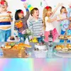 Aluminum Film Tablecloth Table Cover Kids Baby Shower Tablecloth Supplies for Wedding Party Banquet Decoration Iridescence Laser 4