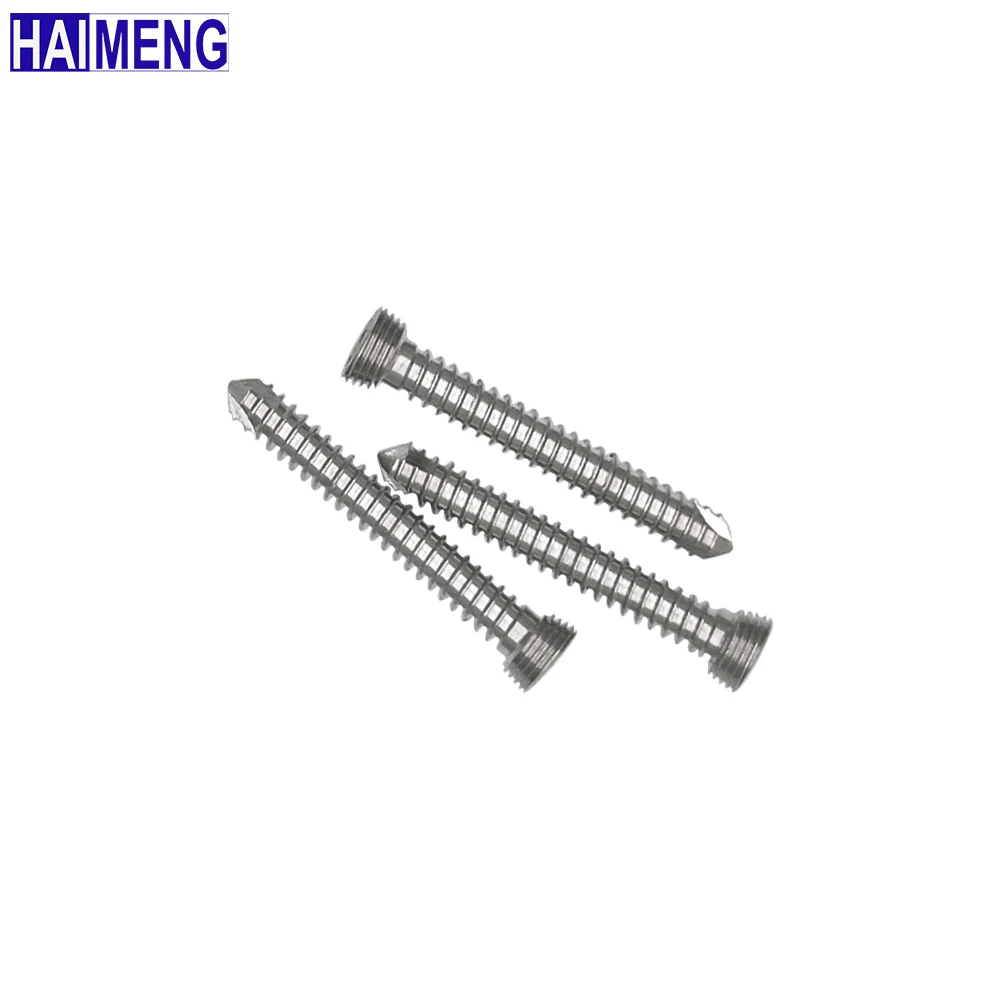 Veterinary Surgical Instruments 2.4mm SS Locking Screws Mascotas Orthopedics Implants for Dogs