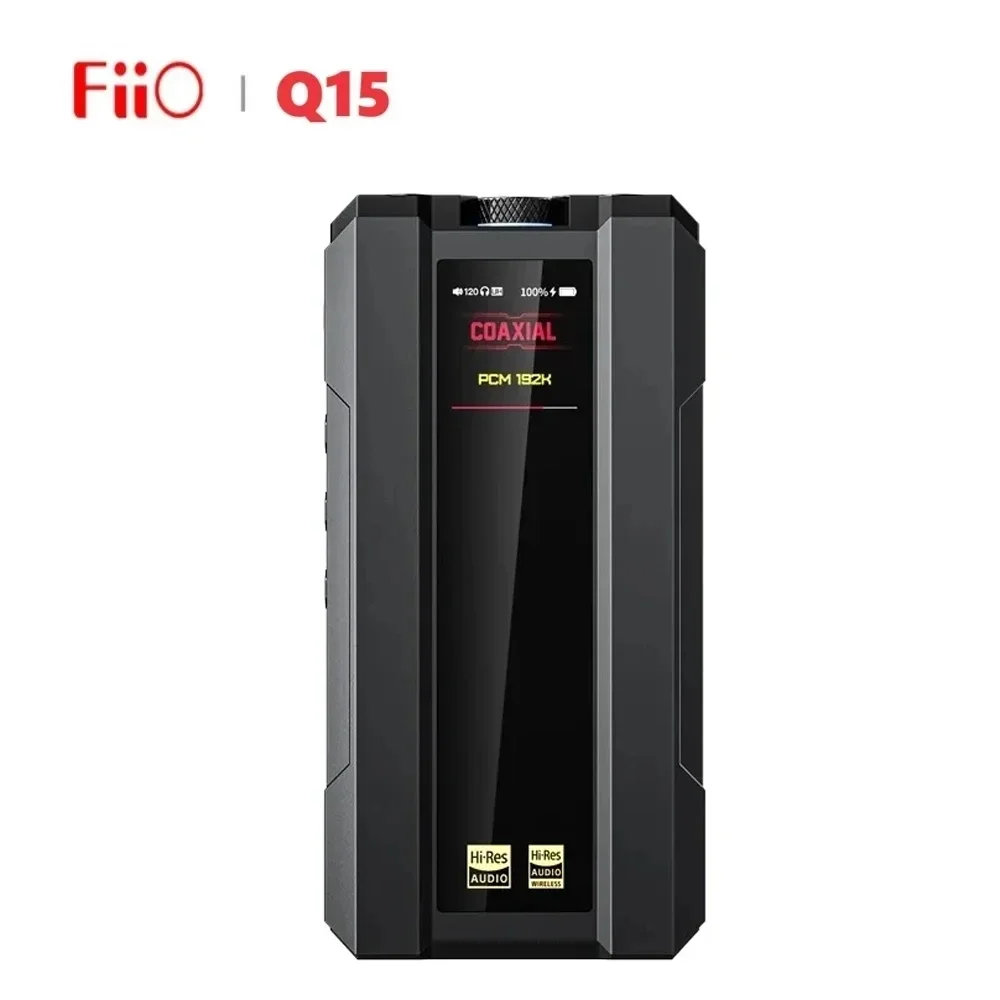 

FiiO Q15 MQA USB DAC AMP Hi-Res Audio Headphone Amplifier Player HIFI Decoder Bluetooth 5.1 3.5m/4.4mm PCM768 DSD512