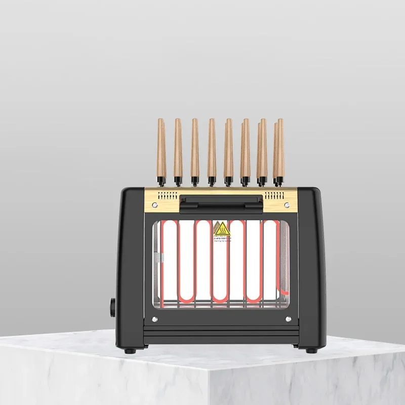 1200W 220V Household Small Smoke-free Electric Oven Automatic Rotating Kebab Transmission Machine Barbecue Box BDB201901 4