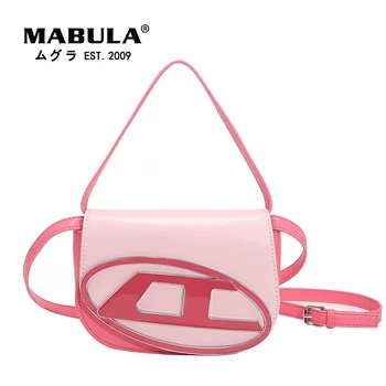 MABULA Half Moon Flip Women Shoulder Bags 2022 New Fashion Luxury Design Crossbody Bag Elegant Small Lady Tote Handbags 1