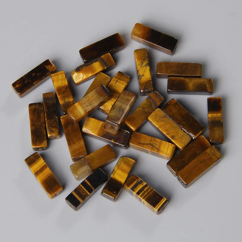 thumbnail image 1 of Cuentas de tubo cuadradas de 4 x 13 mm, cuentas de piedra natural lapislázuli, cuentas planas rectangulares, abalorios para hacer joyas, pulseras de chakras envolventes DIY a granel, 1 of 5