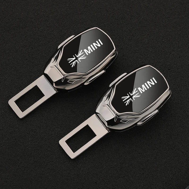 Car Seat Metal Jewelry Car Interior Seatbelt Extender 1 pcs for Mini Cooper S One R52 R53 R55 R56 R60 accessories