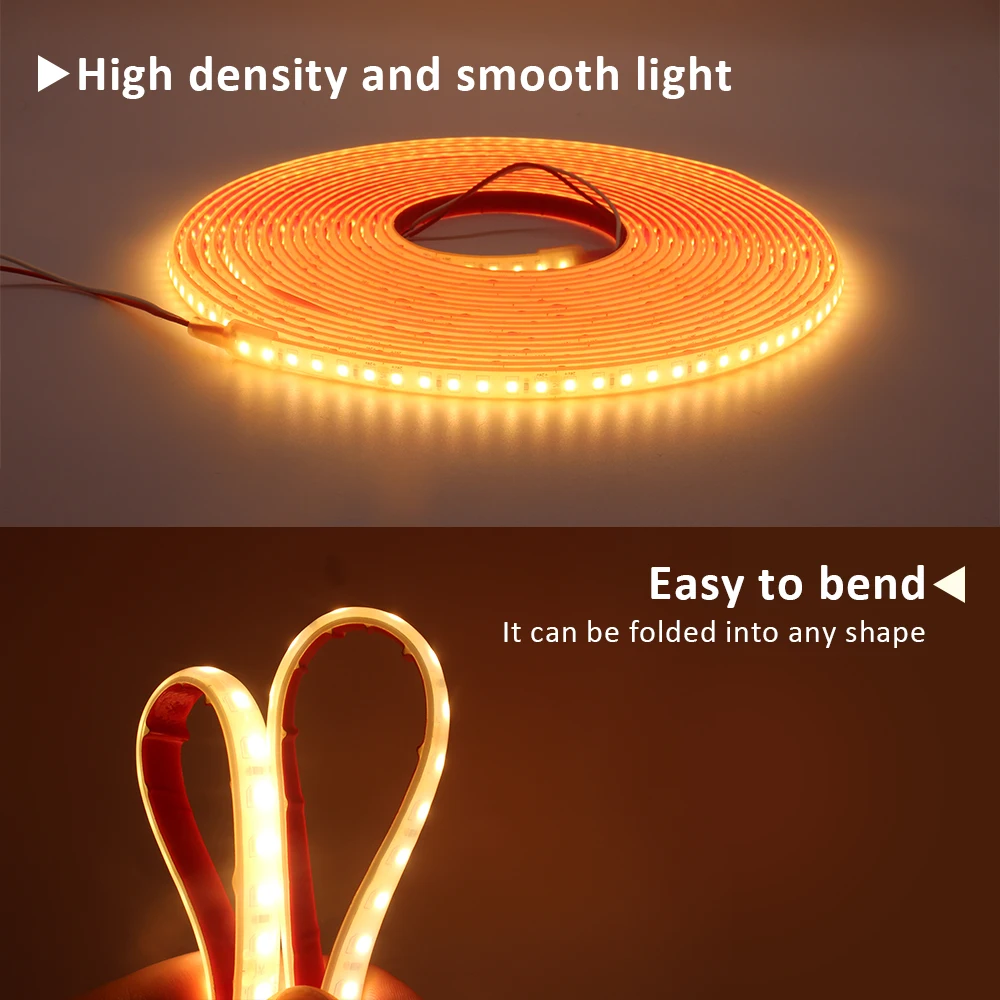 Waterproof LED Strip Lights - 24V, IP68, Multi-Length Options, Ideal for Outdoor and Pool Lighting