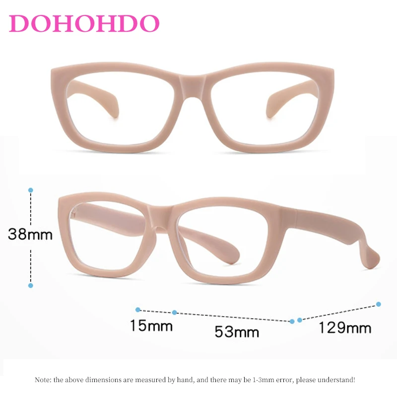 Anti-blue Light Kids Glasses Optical Frame Fashion Children Boy Girls Computer Transparent Blocking Anti Reflective Eyeglasses