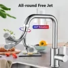 Stainless Steel 360° Universal Faucet Extender Anti-Splash Head Nozzle Aerator Bendable Sink Extension Hose Kitchen Accessories 2