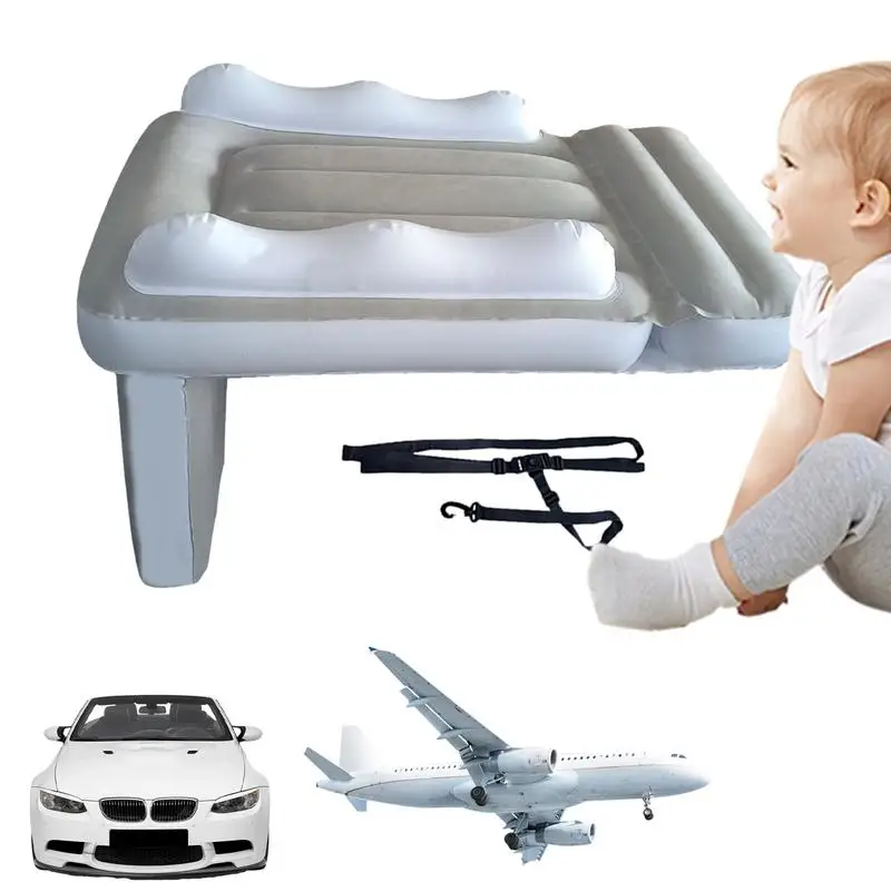 

children's car rear folding air mattress Baby Travel Airplane Bed Kids Car Bed Air Mattress Lightweight Airplane Seat Extender