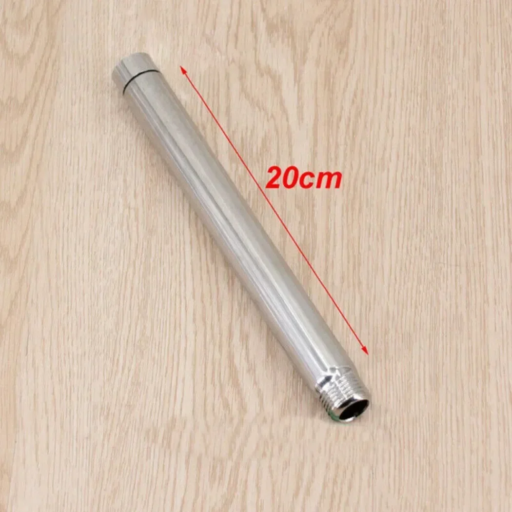 Shower Pipe Extension Shower Head Extender Stainless-Steel Chrome Shower Head Extension Pipe