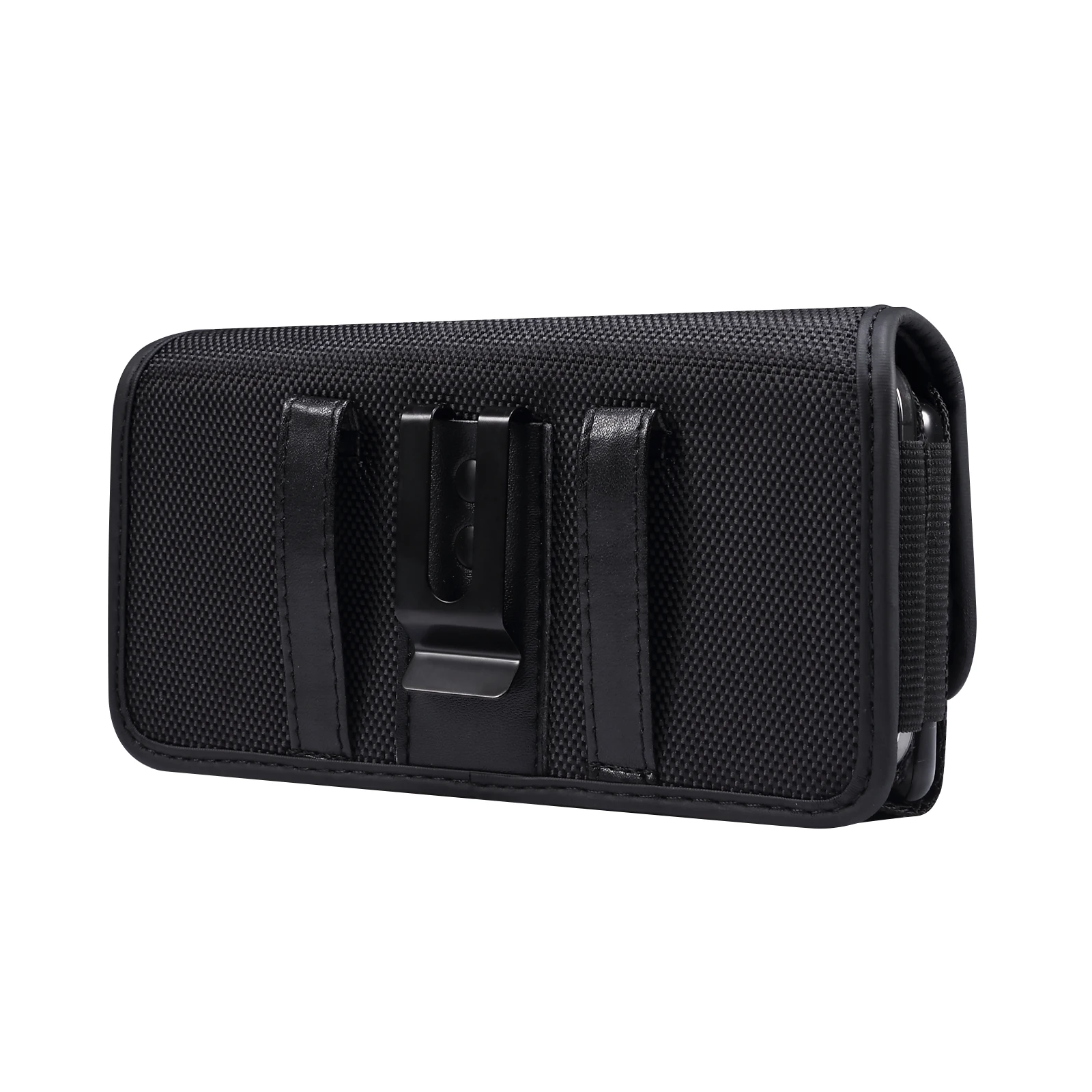 FULAIKATE 6,7-6.9 ”Universal Telefon Tasche für iPhone 13 Pro Max Horizontale Taille Beutel mit Karte Tasche 2 schichten Durable Holster – Detail 2