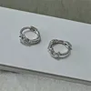 Korean Fashion Star Moon Hoop Earrings For Women Unique Asymmetric Zirconia Silver Color Ear Piercing Jewelry Gift Trend 2025 3