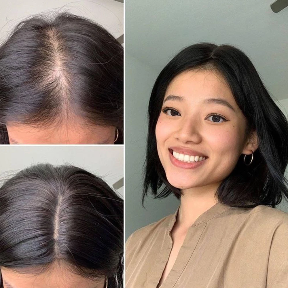 실크 베이스 인모 토퍼, 실크 탑, 버진 유럽 헤어 토피, 백인 여성용 스트레이트 헤어 토퍼, 클립 포함, 3 가지 크기