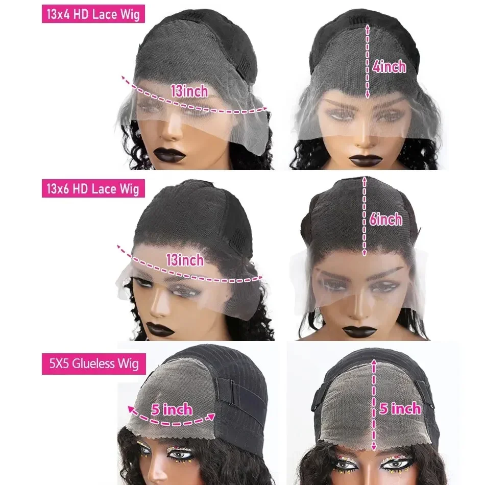 32 Inch Body Wave Human Hair Front Wig 13x6 13x4 Hd Lace Transparent Frontal wig Pre Plucked Brazilian Human Hair Wigs For Women