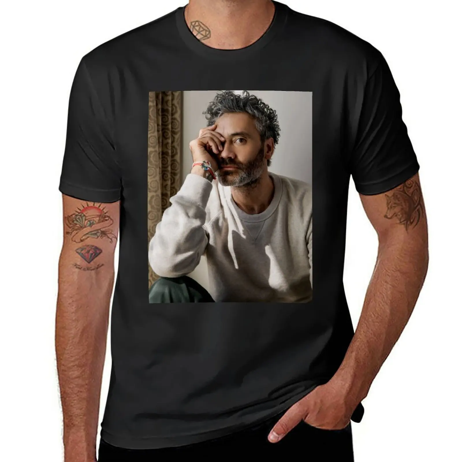 

New steven funny T-Shirt summer tops summer top T-shirt short cute clothes Short sleeve tee men