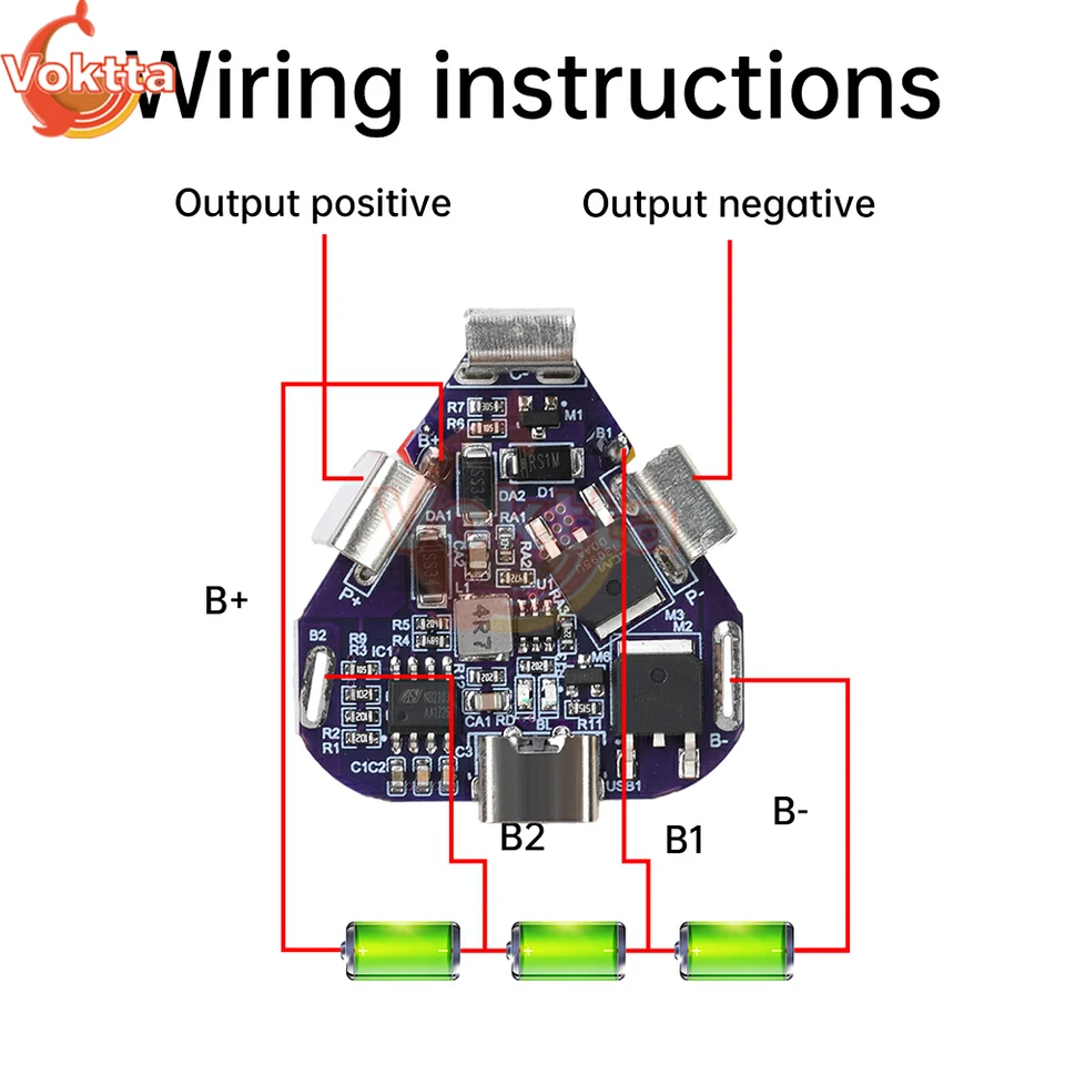12.6V 3S 20A BMS Battery Charging Protection Board 18650 Power