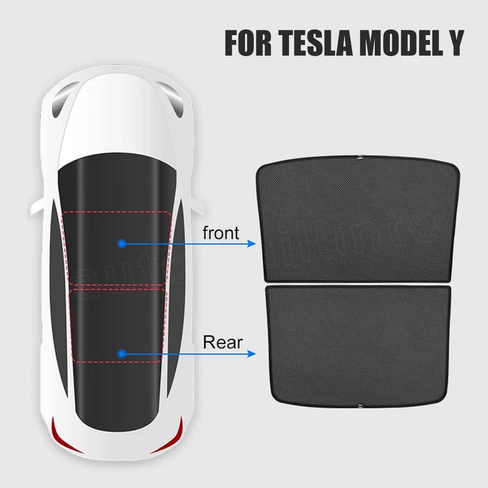 ForTeslaModelY202320222021RoofSunshadeSunroofShadeY